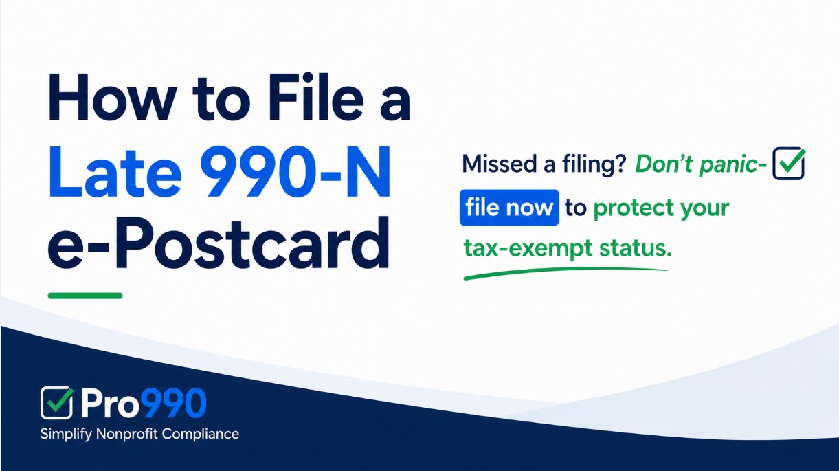 How to File a Late 990N